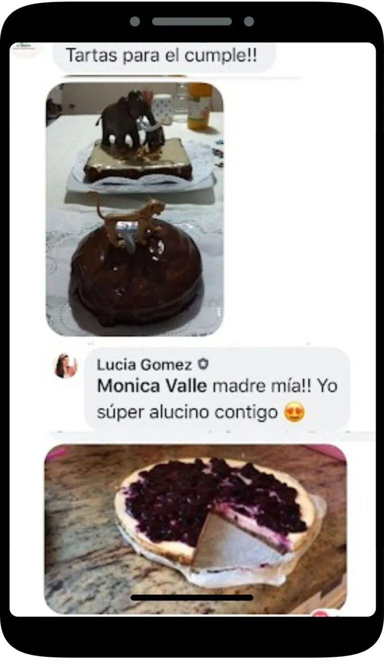 Resultados de alumnos de la formación Dulces saludables